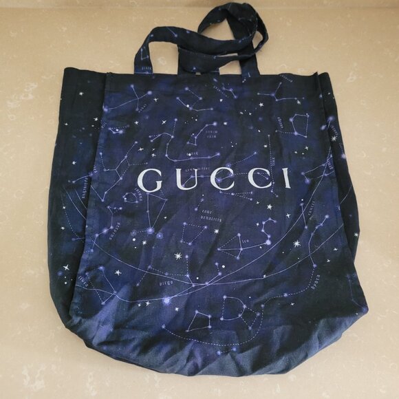 Gucci Constellation Cotton Tote Bag - Set 2 - Picture 1 of 6